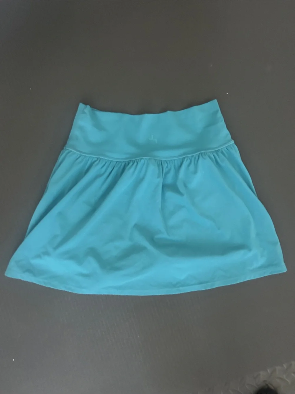 JoyLab Teal Blue Circle Skater Skirt